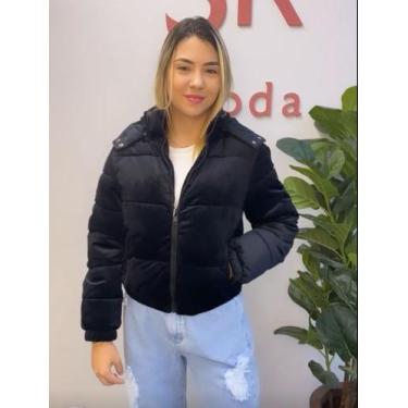 Imagem de Jaqueta Puffer Veludo - Pellini, Preto, m