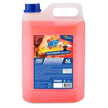Imagem de Flotador Mágico Multiuso Mandarina Deoline 5L Concentrado Rende 50L