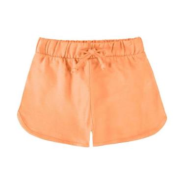 Imagem de Shorts Básico Infantil Feminino Rovi Kids Laranja, 1, Laranja