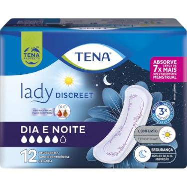 Imagem de Tena Lady Discreet Absorvente Dia e Noite 12 unidades
