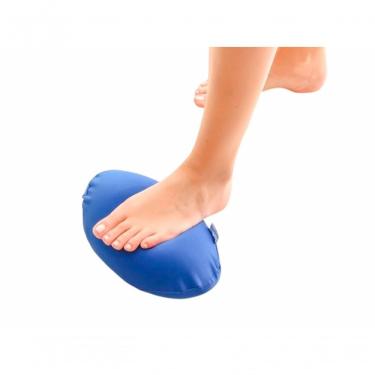 Imagem de Almofada para Exercícios Almofada Tatu Apoio Nuca e Coluna Espuma Macia Azul Royal Perfetto