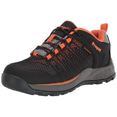 Imagem de Propét Tênis de caminhada masculino Vestrio, Preto/laranja, 13 XX-Wide