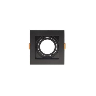 Imagem de Spot de Embutir Recuado Taschibra Conecta para Lâmpada MR16 Quadrado Preto
