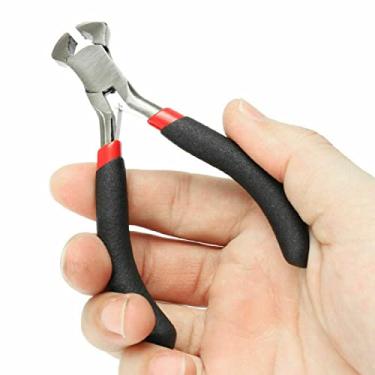 Imagem de Mini Alicates Longos Kit de Ferramentas Manuais Joias Nariz Redondo Fazer Bordado Cortador de Fio