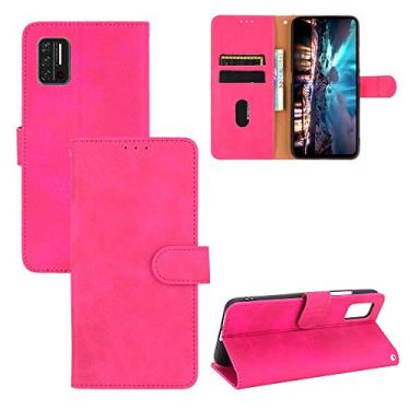 Imagem de For for UMIDIGI A7S Solid Color Skin Feel Magnetic Buckle Horizontal Flip Texture PU Leather Case with Holder & Card Slots & Wallet