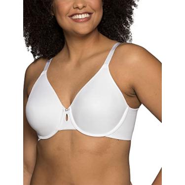 Imagem de Vanity Fair Sutiã feminino com aro não acolchoado nas costas, Suavização - Branco, 34C