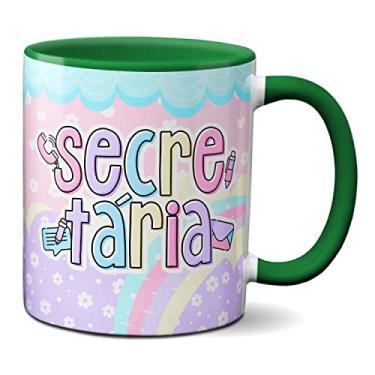 Imagem de Caneca Secretária Profissião Secretariado Presente Criativo (Verde)