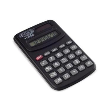 Imagem de Calculadora Pequena 8 Dígitos De Bolso Brw - Preta