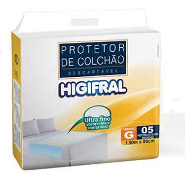 Imagem de PROTETOR DESCARTAVEL DE COLCHAO HIGIFRAL G C/5