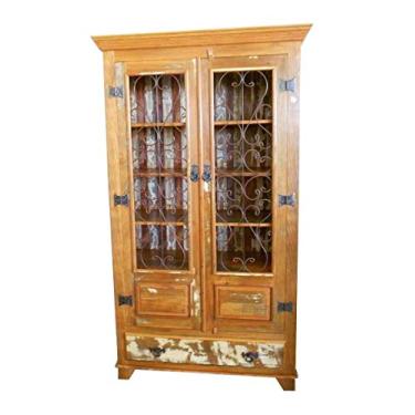 Imagem de Armário Rústico Camboja em Madeira de Demolição e Ferro - Cód 2223