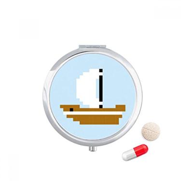 Imagem de Porta-comprimidos, porta-comprimidos, porta-vela, navio, mar, pixel, bolso para remédios