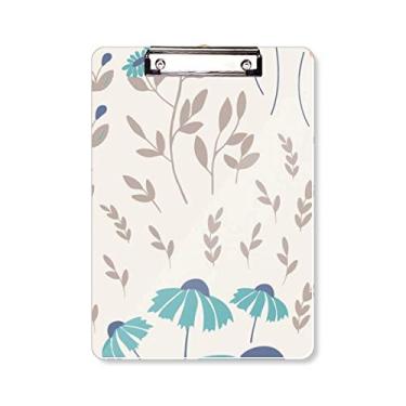 Imagem de Placa de suporte para prancheta de tinta de flor bege A4