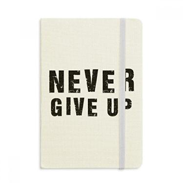 Imagem de Caderno com citação de tecido capa dura para diário clássico A5