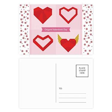 Imagem de Cartão postal vermelho abstrato de Natal origami Natal flor celebração cartão postal Blessing correspondência