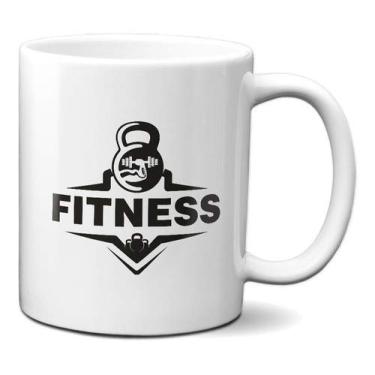 Imagem de Caneca Presente Fitness Musculação Treino Academia