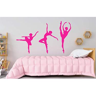 Imagem de Adesivo Decorativo Bailarinas trio 85x50cm