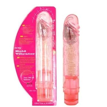 Imagem de Pênis Jelly Vibrador Bold Pérolas -Rosa