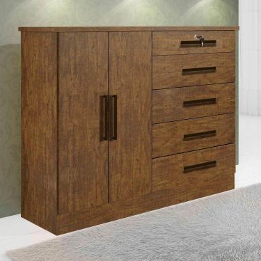 Imagem de Cômoda Sapateira 5 Gavetas Ypê Cronus D`Doro