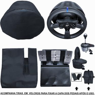 Kit Capas Protetoras p/ Volante, Base e Pedais G25 G27 G29 G920