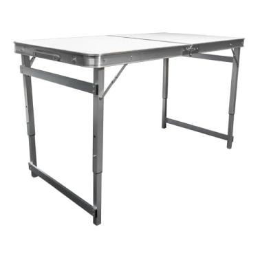 Imagem de Mesa Dobrável Pelegrin Pel-0210b em Metal Vira Maleta