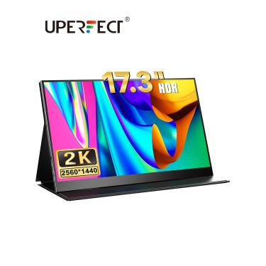 Imagem de Monitor portátil UPERFECT 2K 17 3 polegadas QHD FreeSync HDR IPS 99% sRGB Tela de computador leve