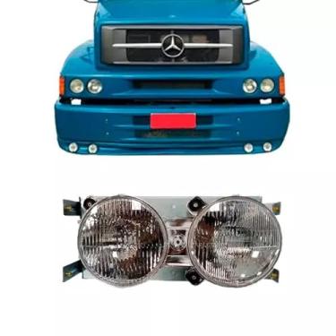 Imagem de FAROL ESQUERDO MB 1620-2000.. 1218 1938 1632 1634 - COMPLETO COM SUPORTE