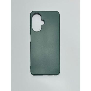 Imagem de Capa capinha compativel Realme C55 aveludada por dentro (Verde-exercito)