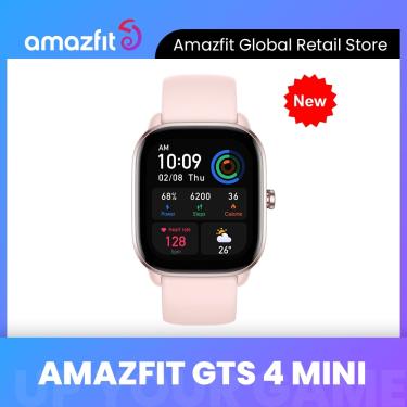 Imagem de Amazfit-Smartwatch GTS 4 MINI para Android e iOS  120 modos esportivos  display HD AMOLED de 1 65 "
