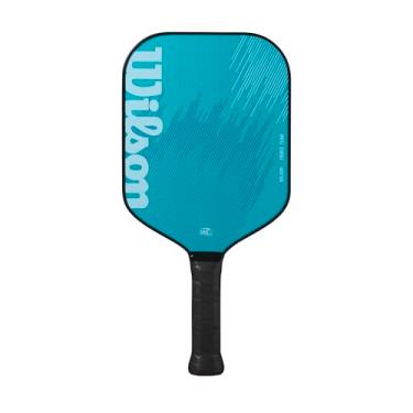 Imagem de Wilson Raquete de padel Fierce Team 13, raquete de pickleball completa para jogadores iniciantes e avançados, fibra de vidro, para homens e mulheres, azul