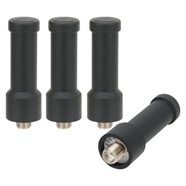 Imagem de BaoFeng Antena Stubby UHF 400-470MHz de substituição de antena de rádio bidirecional Walkie Talkie Mini antena 4.5 cm SMA fêmea para Kenwood Wouxun Baofeng BF-F8HP UV-5R UV-32 BF-888S (pacote com 4)