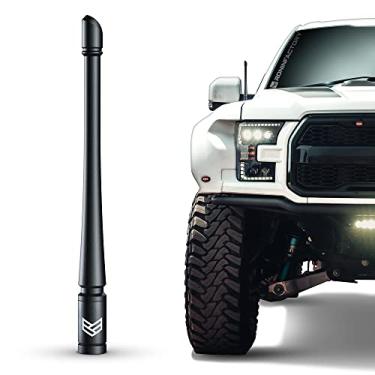 Imagem de RONIN FACTORY Antena de caminhão para Ford F150 Acessórios de antena curta F250 F350 Super Duty Dodge RAM 1500 Raptor Accesorios (Bronco 21-23) Acessórios de substituição curta TuffLock de 20 cm