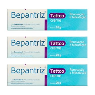 Imagem de Kit 3 unidades: Bepantriz Tattoo Creme 20g