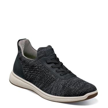 Imagem de Florsheim Tênis masculino Satellite Knit Elastic Lace slip-on Jr. (infantil/criança pequena), Preto, 14
