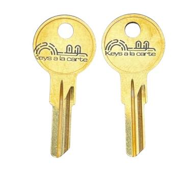 Imagem de Chaves de substituição cortadas ao seu código para caixas de ferramentas por Delta, Tractor Supply, Better Built, Eberhard e Dee Zee usando códigos de chave EC801-EC820(EC810)