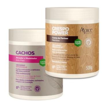 Imagem de Kit Apse Crespo Power Ativador De Cachos + Creme De Pentear Uso Diário Vegano