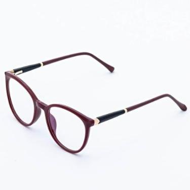 Imagem de Armação Óculos de Grau Feminina Acetato Redonda / Kira- Óculos Sunrise-Feminino