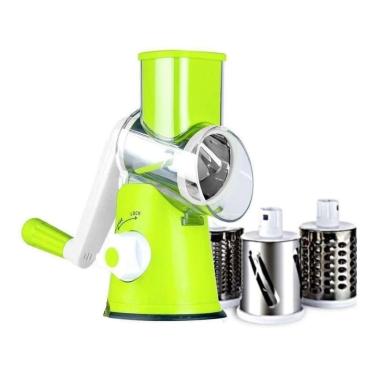 Imagem de Cortador Fatiador Ralador 3 Lâminas - Verde