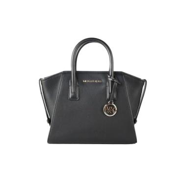 Imagem de MICHAEL Michael Kors Bolsa Avril com zíper superior e logotipo pequeno - preta