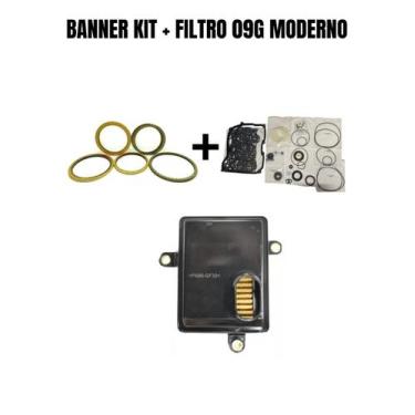 Imagem de Banner kit com filtro do câmbio automático 09g moderno - TRANSNATION