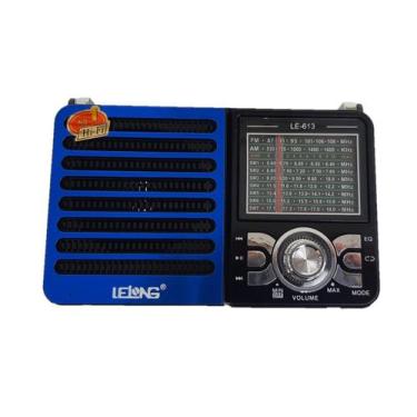 Imagem de Radio retro antigo am fm sw usb sd tf lanterna bluetooth le long le-61