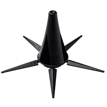 Imagem de Suporte de clarinete 5 pernas de metal portátil dobrável acessório para instrumentos de sopro