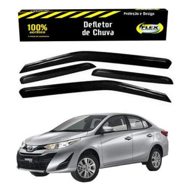 Imagem de Jogo Defletor Calha Chuva Yaris Sedan 1.3 1.5 2018 A 2021 - Ecoflex