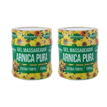 Imagem de Kit 02 Gel Para Massagem Arnica Pura 100% Extra Forte Alivio Intenso P