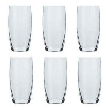 Imagem de Jogo 12 Copos Vidro Suco Agua Oca 300 Ml Nadir - NADIR FIGUEREDO