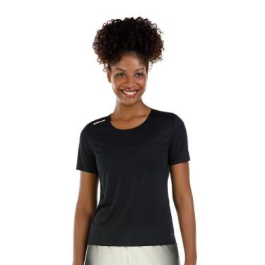 Imagem de Camiseta Corre Olympikus Feminina, Preto, M