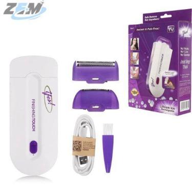 Imagem de Mini Depilador Elétrico Sem Fio Feminino Recarregável Facial Corporal 