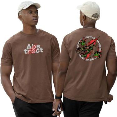 Imagem de Camiseta Basica Algodão Red Dragon Abstract Style Street - Abstract St