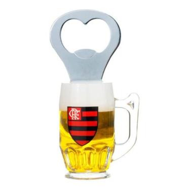 Imagem de Abridor Garrafas Caneca Ímã Geladeira  Flamengo - Mileno