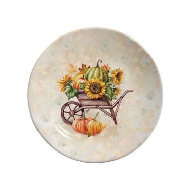 Imagem de Conjunto com 6 Pratos de Sobremesa Thanksgiving Hallowen Ø21cm - Allea
