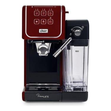 Imagem de Cafeteira Espresso + Leite Primalatte Red Touch 127v Oster , Vermelho,